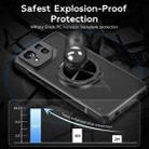 For Asus ROG Phone 8 Pro Rotating Ring Holder TPU Hybrid PC Phone Case(Matte Black) - 2