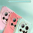 For Xiaomi 15 Ultra XINLI Straight Edge 6D Electroplate TPU Phone Case with Ring Holder(White) - 3