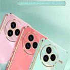For Xiaomi Civi 5 Pro XINLI Straight Edge 6D Electroplate TPU Phone Case with Ring Holder(Pink) - 3