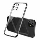 For iPhone 11 Pro Magic Cube Plating TPU Protective Case(Black) - 1