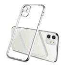 For iPhone 11 Pro Max Magic Cube Plating TPU Protective Case(Silver) - 1