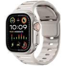 For Apple Watch 46mm / 49mm / 45mm / 44mm Single Nail Dual-Color Multi-hole Silicone Watch Band(Starlight) - 1