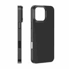 For iPhone 16 Pro Max PC Flocking MagSafe Magnetic Phone Case(Black) - 2