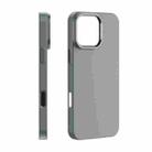 For iPhone 16 Pro Max PC Flocking MagSafe Magnetic Phone Case(Dark Grey) - 2