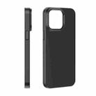 For iPhone 15 Pro Max PC Flocking MagSafe Magnetic Phone Case(Black) - 2