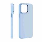 For iPhone 15 Pro Max PC Flocking MagSafe Magnetic Phone Case(Blue) - 2