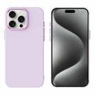 For iPhone 15 Pro PC Flocking MagSafe Magnetic Phone Case(Pink Purple) - 1