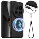 For Xiaomi 15 Ultra Shockproof Silicone Magsafe Phone Case(Black) - 1