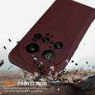 For Xiaomi 15 Ultra Shockproof Silicone Magsafe Phone Case(Plum Color) - 2