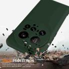 For Xiaomi 15 Ultra Shockproof Silicone Magsafe Phone Case(Dark Green) - 2