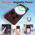 For Xiaomi 14 Ultra Shockproof Silicone Magsafe Phone Case(Plum Color) - 3