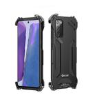 For Samsung Galaxy Note 20 R-JUST Shockproof Armor Metal Protective Case(Black) - 1