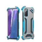 For Samsung Galaxy Note 20 R-JUST Shockproof Armor Metal Protective Case(Blue) - 1