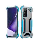 For Samsung Galaxy Note 20 Ultra R-JUST Shockproof Armor Metal Protective Case(Blue) - 1