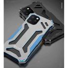 For iPhone 12 / 12 Pro R-JUST Shockproof Armor Metal Protective Case(Blue) - 6