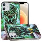 For iPhone 12 mini Luminous TPU Soft Protective Case(Ferocious Wolf) - 1