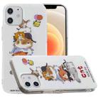 For iPhone 12 mini Luminous TPU Soft Protective Case(Cats) - 1