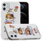 For iPhone 12 / 12 Pro Luminous TPU Soft Protective Case(Cats) - 1