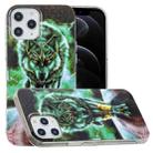 For iPhone 12 / 12 Pro Luminous TPU Soft Protective Case(Ferocious Wolf) - 1