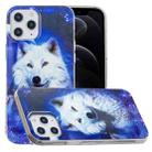 For iPhone 12 / 12 Pro Luminous TPU Soft Protective Case(Starry Sky Wolf) - 1