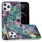 For iPhone 12 / 12 Pro Luminous TPU Soft Protective Case(Mandala Flower) - 1