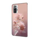 For Redmi Note 10 Pro 4G Fresh Painted Leather Phone Case(Ceramic Flowers) - 3