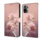 For Redmi Note 12 Pro 4G / 11 Pro Fresh Painted Leather Phone Case(Ceramic Flowers) - 1