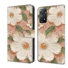 For Redmi Note 12 Pro 4G / 11 Pro Fresh Painted Leather Phone Case(Sunflower) - 1