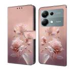 For Redmi Note 13 Pro 4G Fresh Painted Leather Phone Case(Ceramic Flowers) - 1