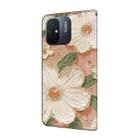 For Redmi 12C / 11A Fresh Painted Leather Phone Case(Sunflower) - 3