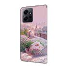 For Redmi Note 12 4G Global Fresh Painted Leather Phone Case(Garden) - 3