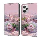 For Redmi Note 12 Pro+ Global Fresh Painted Leather Phone Case(Garden) - 1