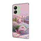 For Redmi 13C Fresh Painted Leather Phone Case(Garden) - 3