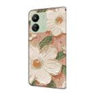 For Redmi 14C 4G Fresh Painted Leather Phone Case(Sunflower) - 3