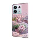 For Redmi Note 13 Pro 5G Fresh Painted Leather Phone Case(Garden) - 3