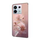 For Redmi Note 13 Pro 5G Fresh Painted Leather Phone Case(Ceramic Flowers) - 3