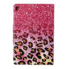 For Samsung Galaxy Tab S6 Lite / P610 Painted Pattern Horizontal Flip Leather Case with Holder(Leopard Powder Sand) - 3