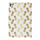 For Samsung Galaxy Tab S6 Lite / P610 Painted Pattern Horizontal Flip Leather Case with Holder(Pineapple) - 3