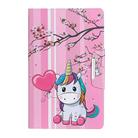 For Samsung Galaxy Tab S6 Lite / P610 Painted Pattern Horizontal Flip Leather Case with Holder(Sakura Unicorn) - 2