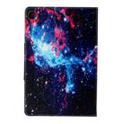 For Samsung Galaxy Tab S6 Lite / P610 Painted Pattern Horizontal Flip Leather Case with Holder(Starry Sky) - 3