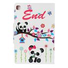 For Samsung Galaxy Tab S6 Lite / P610 Painted Pattern Horizontal Flip Leather Case with Holder(Panda) - 3