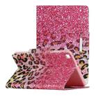 For Samsung Galaxy Tab A 8.0 (2019) / T290 Painted Pattern Horizontal Flip Leather Case with Holder(Leopard Powder Sand) - 1