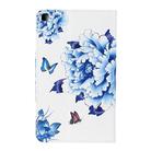 For Samsung Galaxy Tab A 8.0 (2019) / T290 Painted Pattern Horizontal Flip Leather Case with Holder(Blue and White Porcelain Butterfly) - 3