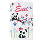For Samsung Galaxy Tab A 8.0 (2019) / T290 Painted Pattern Horizontal Flip Leather Case with Holder(Panda) - 3
