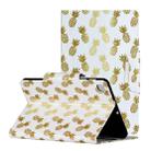 For Samsung Galaxy Tab A 8.4 (2020) / T307 Painted Pattern Horizontal Flip Leather Case with Holder(Pineapple) - 1