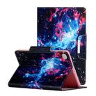 For Samsung Galaxy Tab A 8.4 (2020) / T307 Painted Pattern Horizontal Flip Leather Case with Holder(Starry Sky) - 1