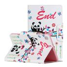 For Samsung Galaxy Tab A 8.4 (2020) / T307 Painted Pattern Horizontal Flip Leather Case with Holder(Panda) - 1