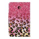 For Samsung Galaxy Tab A 8.0 (2018) / T387 Painted Pattern Horizontal Flip Leather Case with Holder(Leopard Powder Sand) - 2