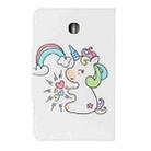 For Samsung Galaxy Tab A 8.0 (2018) / T387 Painted Pattern Horizontal Flip Leather Case with Holder(Sideways Unicorn) - 3