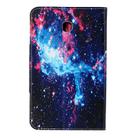 For Samsung Galaxy Tab A 8.0 (2018) / T387 Painted Pattern Horizontal Flip Leather Case with Holder(Starry Sky) - 2